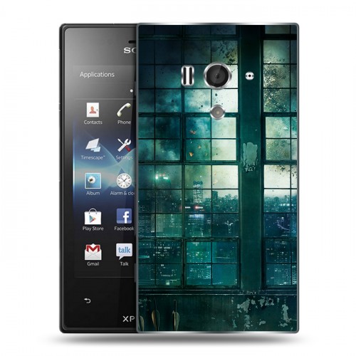 Дизайнерский пластиковый чехол для Sony Xperia acro S стрела 