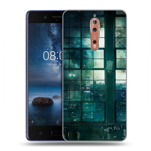 Дизайнерский пластиковый чехол для Nokia 8 стрела 