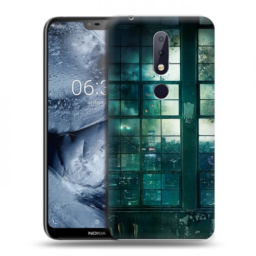 Дизайнерский пластиковый чехол для Nokia 6.1 Plus стрела 