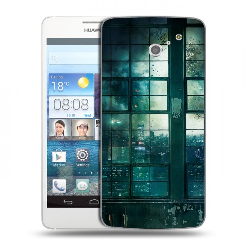 Дизайнерский пластиковый чехол для Huawei Ascend D2 стрела 