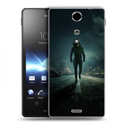 Дизайнерский пластиковый чехол для Sony Xperia TX стрела 