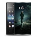 Дизайнерский пластиковый чехол для Sony Xperia acro S стрела 