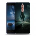 Дизайнерский пластиковый чехол для Nokia 8 стрела 