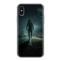 Дизайнерский силиконовый чехол для Iphone x10 стрела 