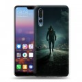 Дизайнерский силиконовый с усиленными углами чехол для Huawei P20 Pro стрела 