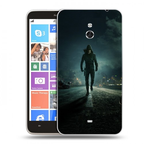 Дизайнерский пластиковый чехол для Nokia Lumia 1320 стрела 