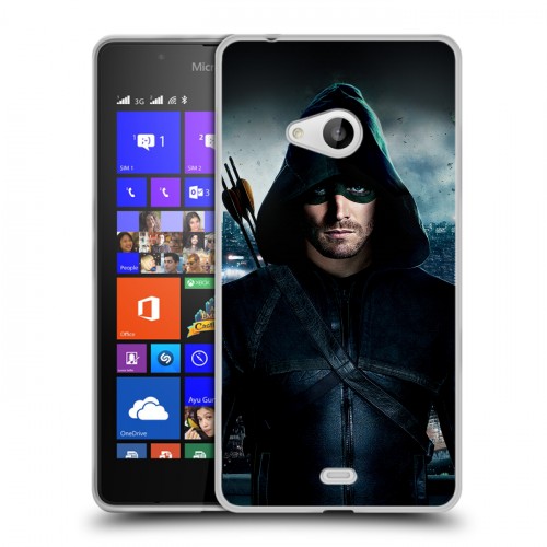 Дизайнерский пластиковый чехол для Microsoft Lumia 540 стрела 