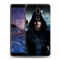 Дизайнерский пластиковый чехол для Nokia 7 Plus стрела 