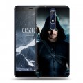 Дизайнерский пластиковый чехол для Nokia 5.1 стрела 