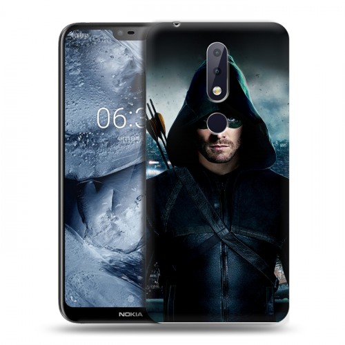 Дизайнерский силиконовый чехол для Nokia 6.1 Plus стрела 