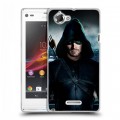 Дизайнерский пластиковый чехол для Sony Xperia L стрела 