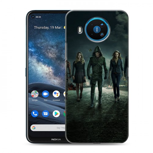 Дизайнерский силиконовый чехол для Nokia 8.3 стрела 