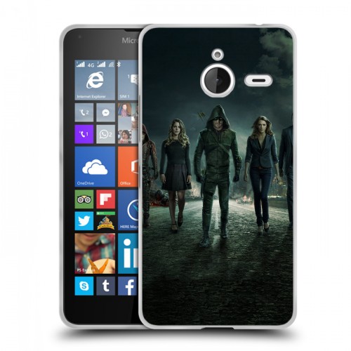 Дизайнерский пластиковый чехол для Microsoft Lumia 640 XL стрела 