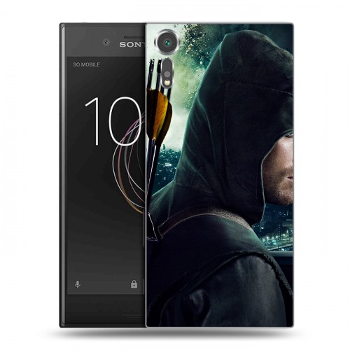 Дизайнерский пластиковый чехол для Sony Xperia XZs стрела 