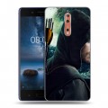 Дизайнерский пластиковый чехол для Nokia 8 стрела 