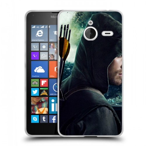Дизайнерский пластиковый чехол для Microsoft Lumia 640 XL стрела 