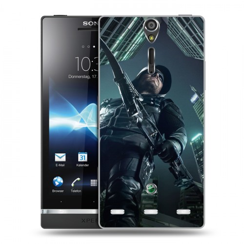 Дизайнерский пластиковый чехол для Sony Xperia S стрела 