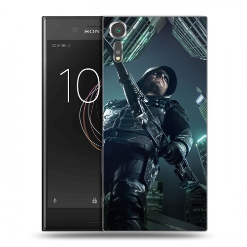 Дизайнерский пластиковый чехол для Sony Xperia XZs стрела 