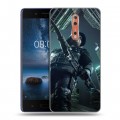 Дизайнерский пластиковый чехол для Nokia 8 стрела 