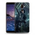 Дизайнерский пластиковый чехол для Nokia 7 Plus стрела 