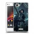 Дизайнерский пластиковый чехол для Sony Xperia L стрела 