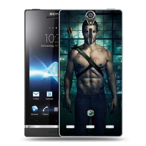 Дизайнерский пластиковый чехол для Sony Xperia S стрела 