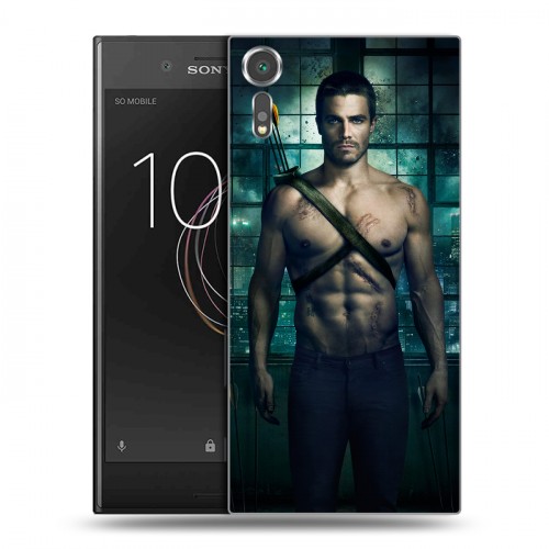 Дизайнерский пластиковый чехол для Sony Xperia XZs стрела 