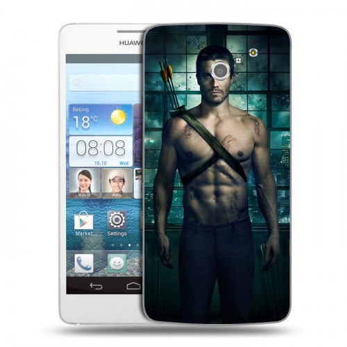 Дизайнерский пластиковый чехол для Huawei Ascend D2 стрела 