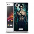 Дизайнерский пластиковый чехол для Sony Xperia L стрела 