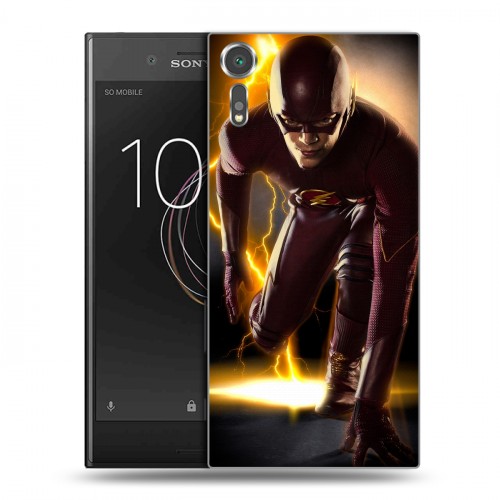 Дизайнерский пластиковый чехол для Sony Xperia XZs флэш