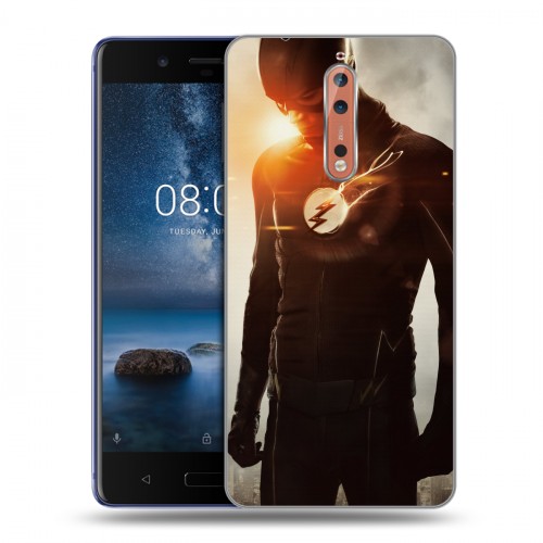 Дизайнерский пластиковый чехол для Nokia 8 флэш