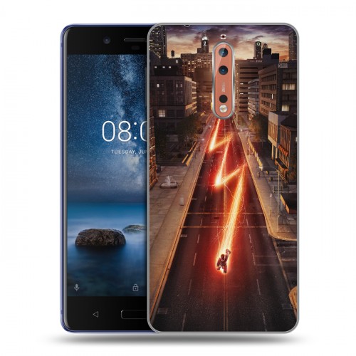 Дизайнерский пластиковый чехол для Nokia 8 флэш