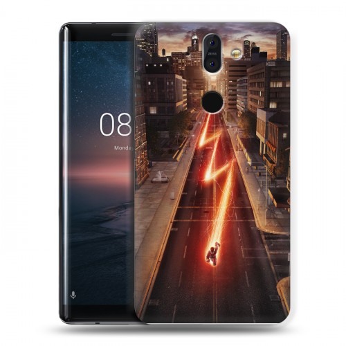 Дизайнерский пластиковый чехол для Nokia 8 Sirocco флэш