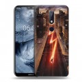 Дизайнерский пластиковый чехол для Nokia 6.1 Plus флэш