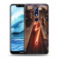 Дизайнерский силиконовый чехол для Nokia 5.1 Plus флэш