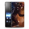 Дизайнерский пластиковый чехол для Sony Xperia TX флэш