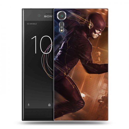 Дизайнерский пластиковый чехол для Sony Xperia XZs флэш