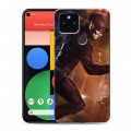 Дизайнерский пластиковый чехол для Google Pixel 5 флэш