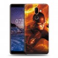 Дизайнерский пластиковый чехол для Nokia 7 Plus флэш