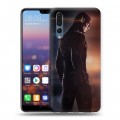 Дизайнерский силиконовый с усиленными углами чехол для Huawei P20 Pro флэш