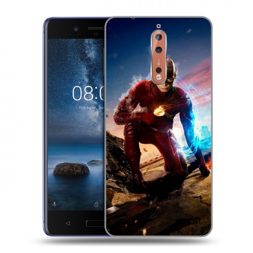 Дизайнерский пластиковый чехол для Nokia 8 флэш