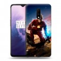 Дизайнерский пластиковый чехол для OnePlus 7 флэш