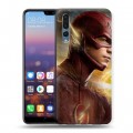 Дизайнерский силиконовый с усиленными углами чехол для Huawei P20 Pro флэш