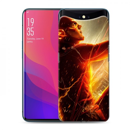 Дизайнерский силиконовый чехол для OPPO Find X флэш