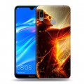 Дизайнерский пластиковый чехол для Huawei Y6 (2019) флэш