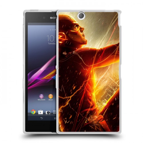 Дизайнерский пластиковый чехол для Sony Xperia Z Ultra  флэш