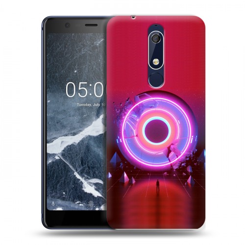 Дизайнерский пластиковый чехол для Nokia 5.1 imagine dragons