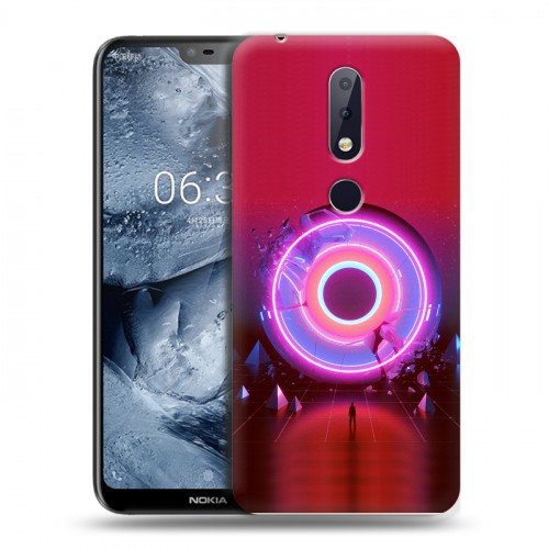 Дизайнерский пластиковый чехол для Nokia 6.1 Plus imagine dragons