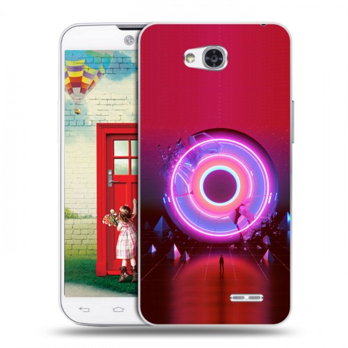 Дизайнерский пластиковый чехол для LG L80 imagine dragons