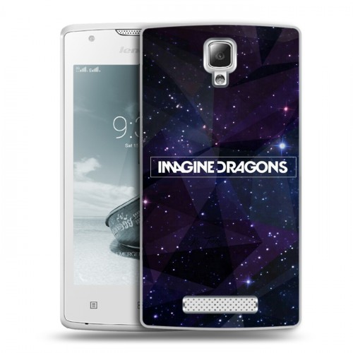 Дизайнерский пластиковый чехол для Lenovo A1000 imagine dragons